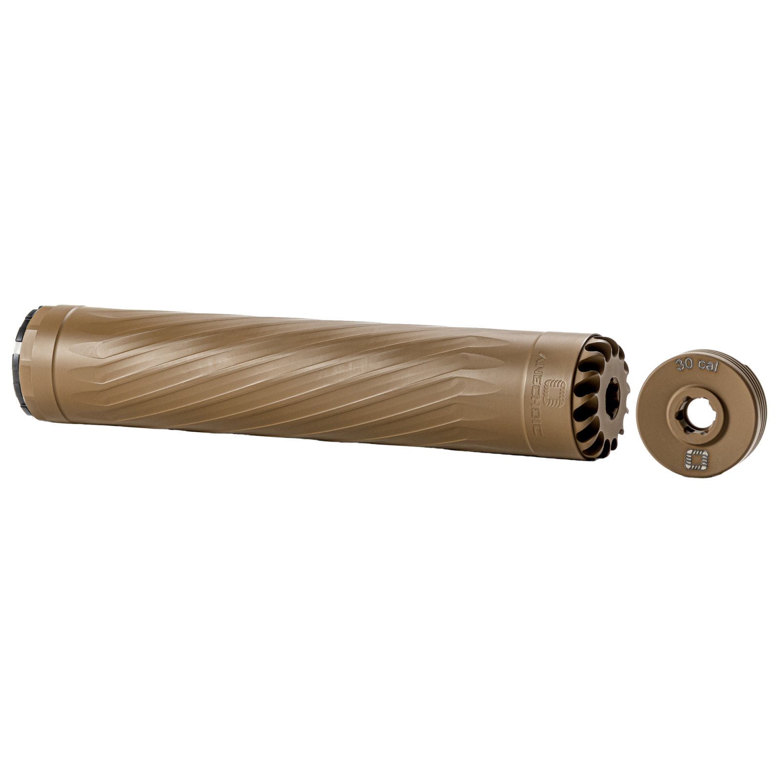 Anechox X30LFDE 30L Titanium Suppressor 22-30Cal FDE 5/8"x24