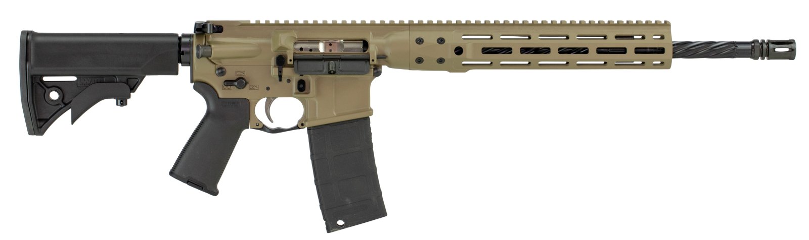 LWRC ICDIR5CK16ML 5.56 NATO Carbine 16" FDE Anodized Receiver 30+1 Capacity - LWRC International - 5.56X45MM NATO