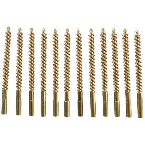 Brownells Special Line Dewey Brush Bronze .22 Cal Cf Rifle 12 Pack - Brownells - 22 CALIBER