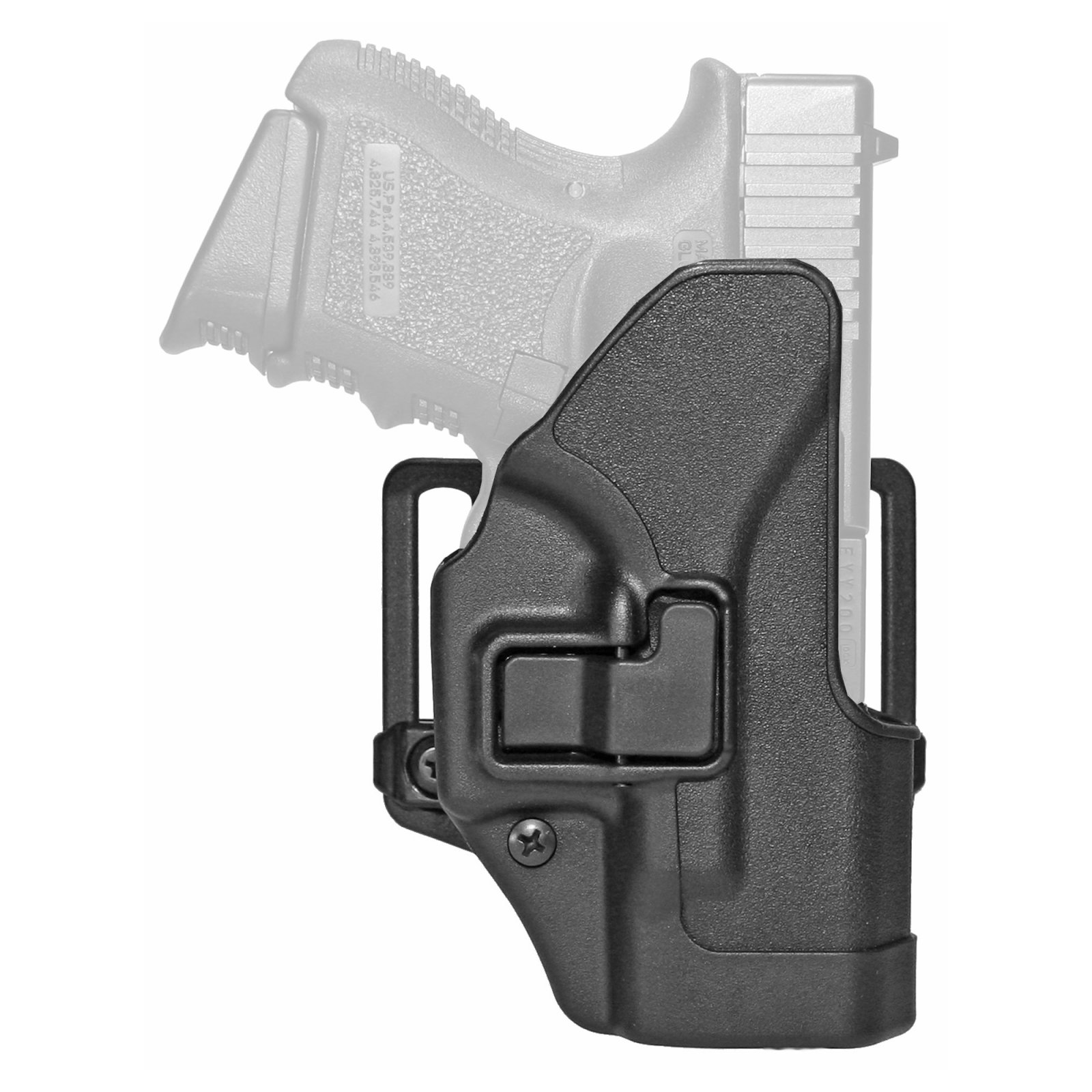 Blackhawk SERPA CQC RH Holster, Glock 26/27/33, Level 2 Retention, Matte Finish, 410501BK-R