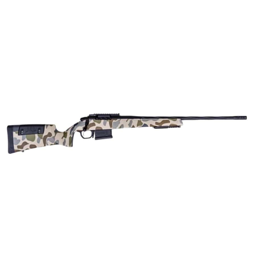 Weatherby 3WRHS65CMR4B Rifle 6.5 Creedmoor 5+1 HUSH Camo 22" Barrel - Weatherby - 6.5 Creedmoor