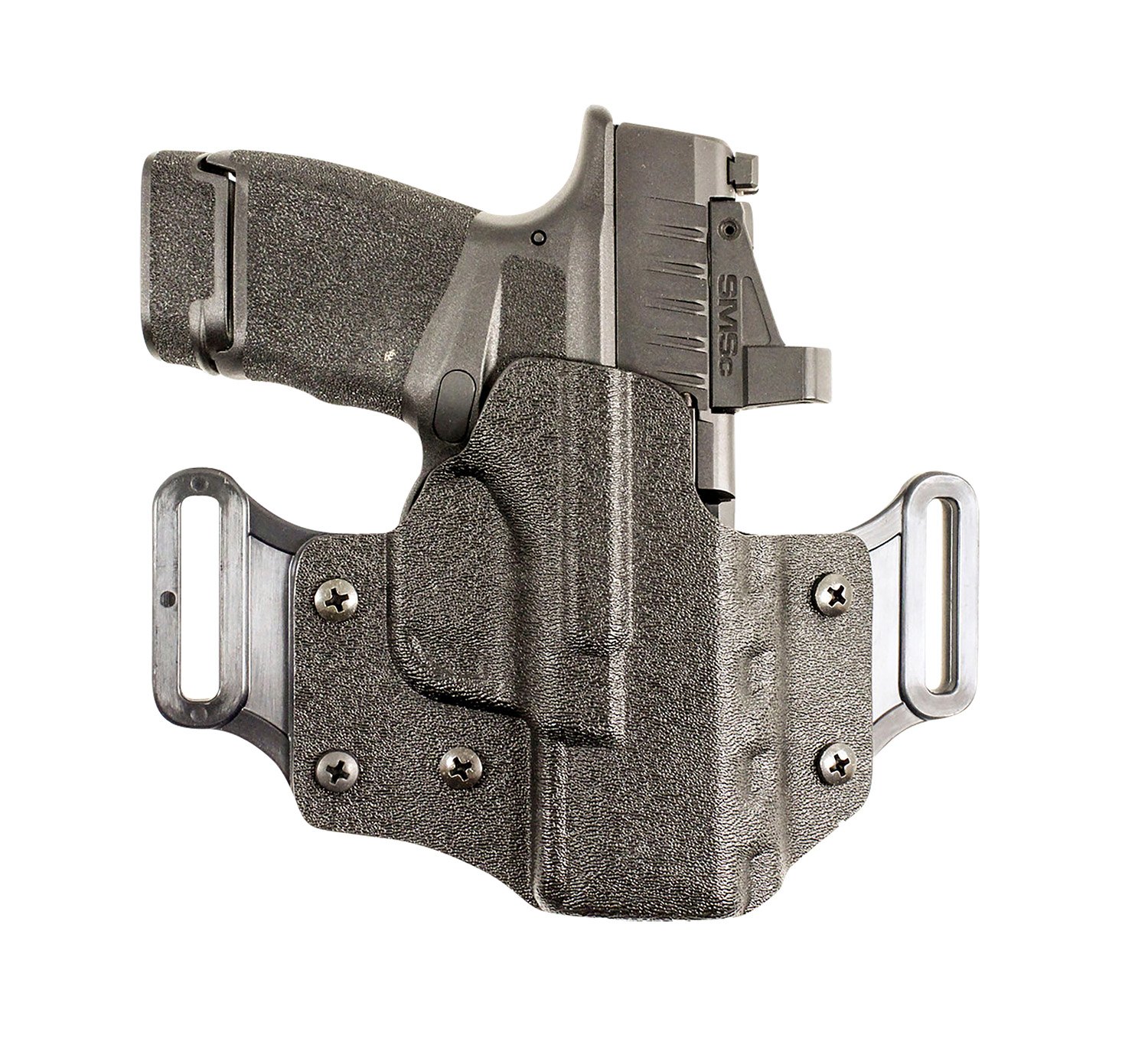 DeSantis 195KA8HZ0 Veiled Partner OWB Black Kydex Holster for Sig P320C/P250C