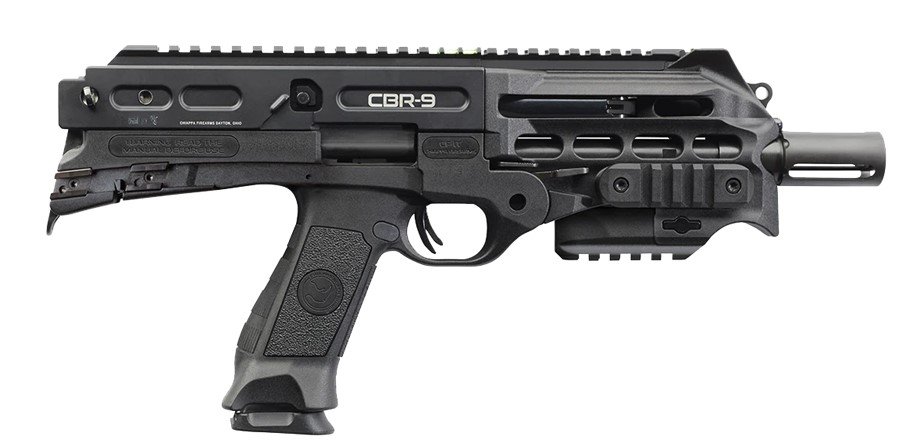 Chiappa CBR-9 9mm 9" Semi-Auto Pistol 18RD Black 500217 - Chiappa Firearms - 9mm