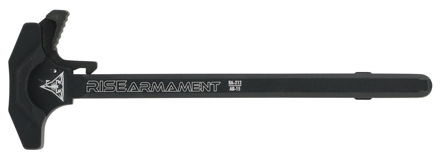 Rise Armament RA-212-BLK AR-15 Charging Handle Black 7075 Aluminum