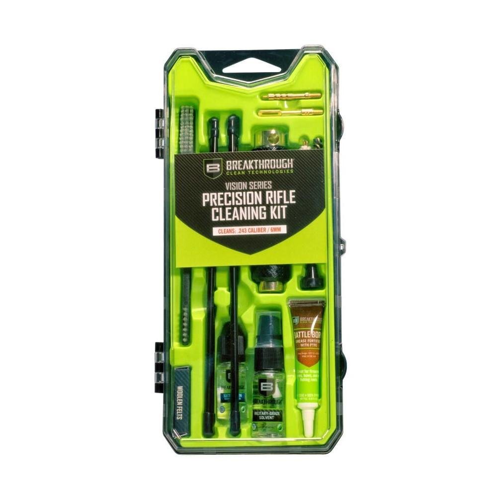 Breakthrough Clean Technologies Vision Series Cleaning Kit f/.243 Cal/6mm - Breakthrough Clean - .243