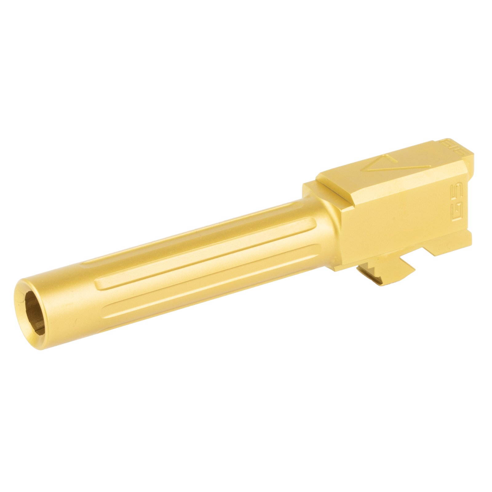 Agency Arms Mid Line Barrel 9MM Titanium Nitride Finish Gold Fluted Fits - Agency Arms