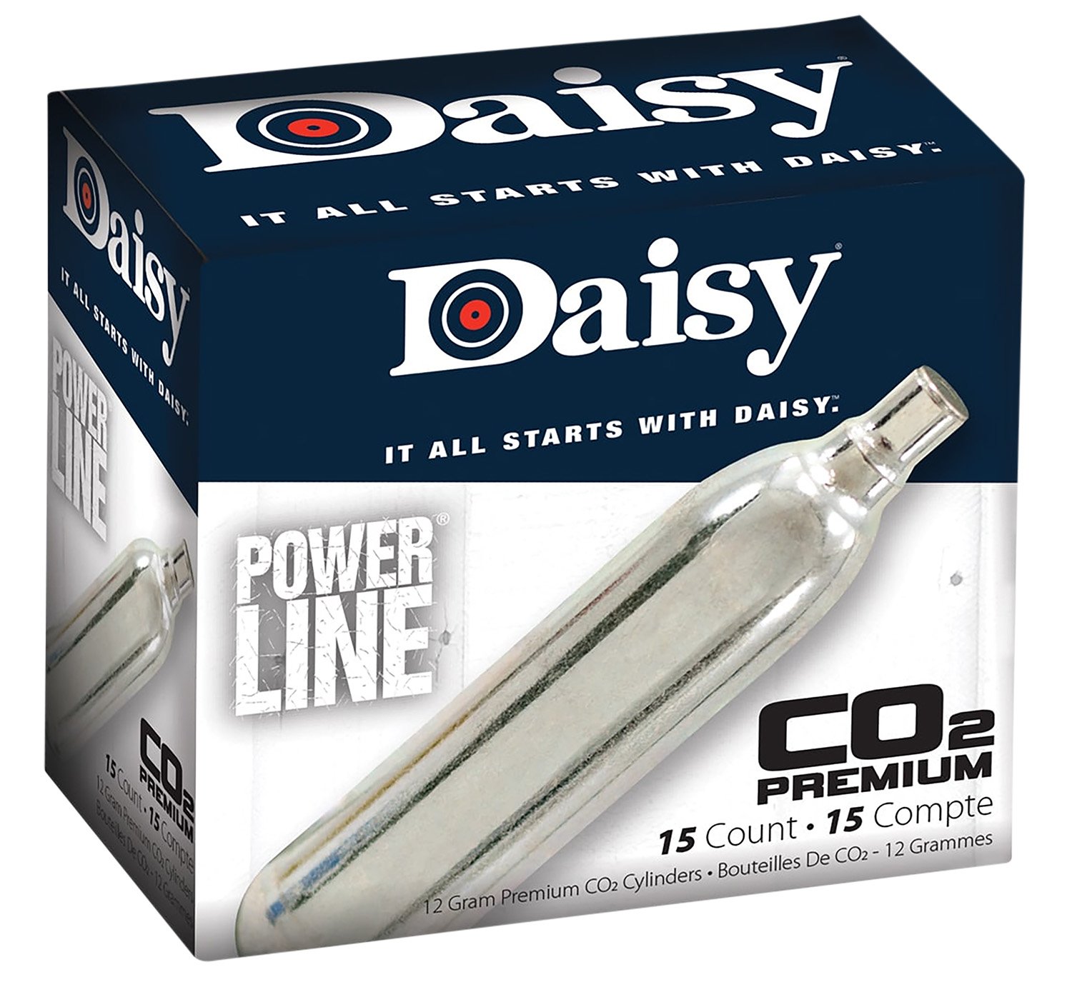 Daisy Outdoor Products Co2 Cylinder 15Pk 126 Grains 7015 - Daisy Manufacturing Co., Inc. - 12 GRAM