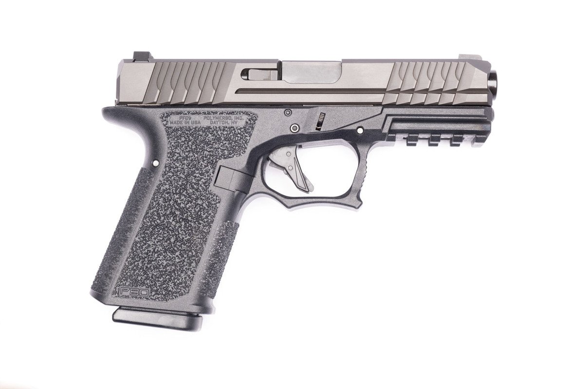 Polymer80 P80-PFC9-CMP-BLK-10 9mm Pistol, Black, 4" Barrel, 10rd Mag