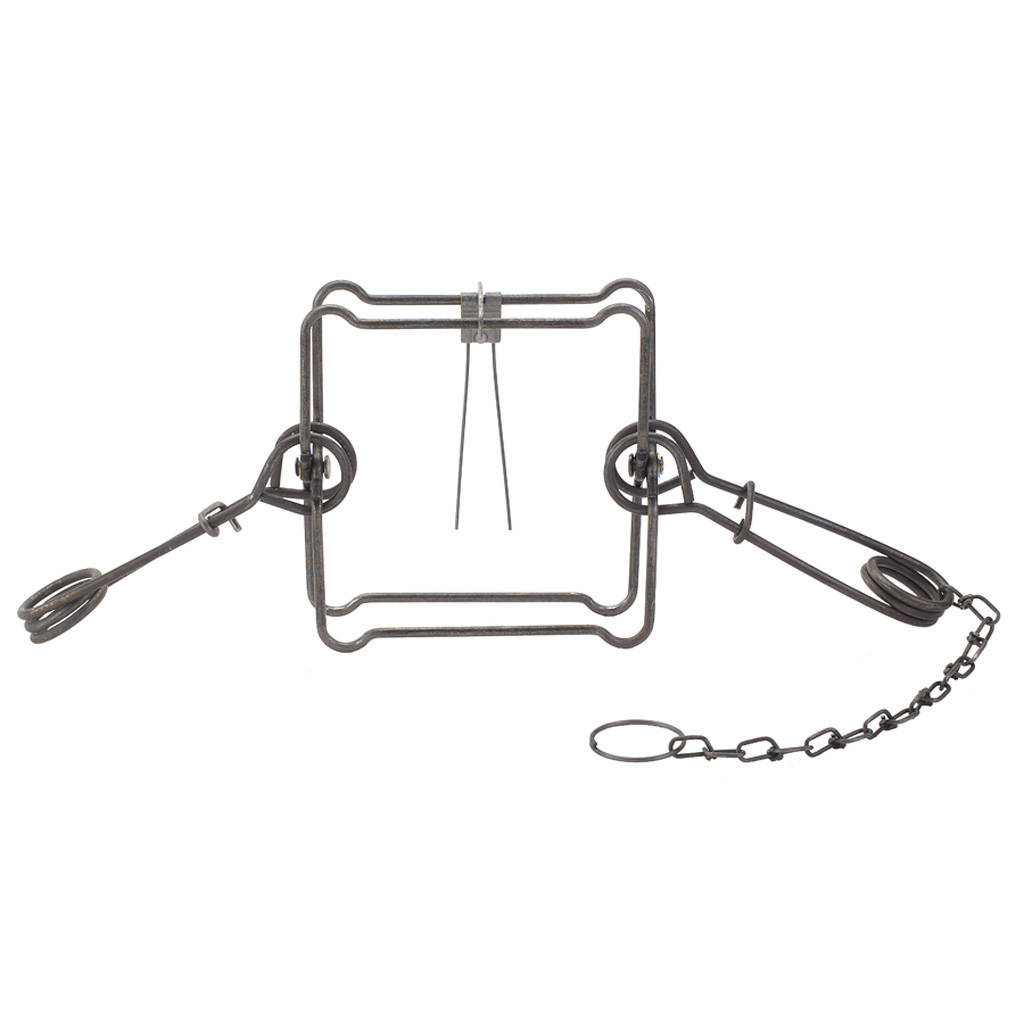 Buy Duke 280 Double Spring Body Grip Trap 8" x 8" Jaw Spread Silver Color online