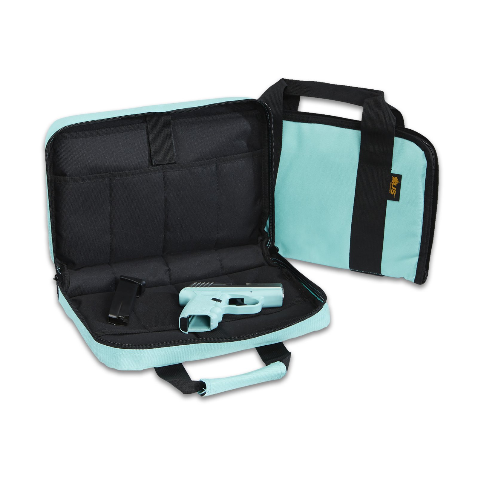 US Peacekeeper P21122 Attache Gun Case, Water-Resistant, Blue - US Optics