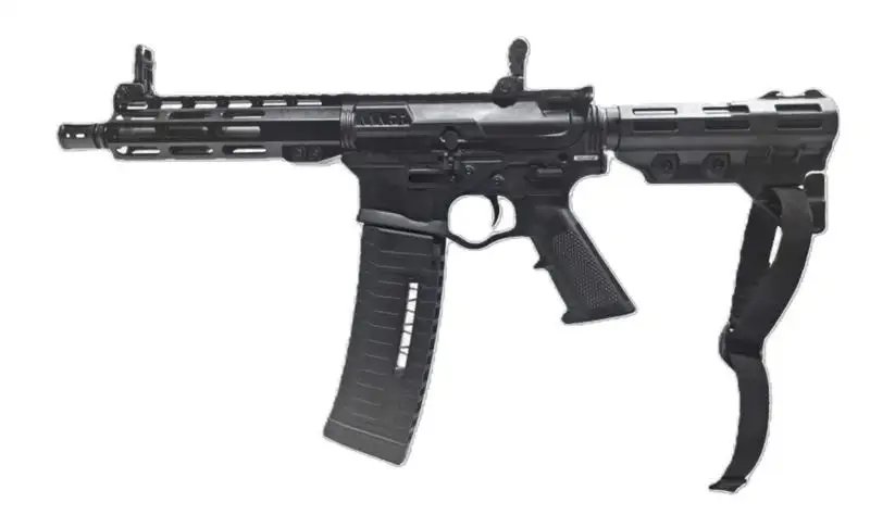 ATI ALPHA MAX 5.56 PISTOL 7.5" BARREL, 7" MLOK W/ FLIP UPS, NEW BRACE, 1-60RD - ATI - 5.56 NATO