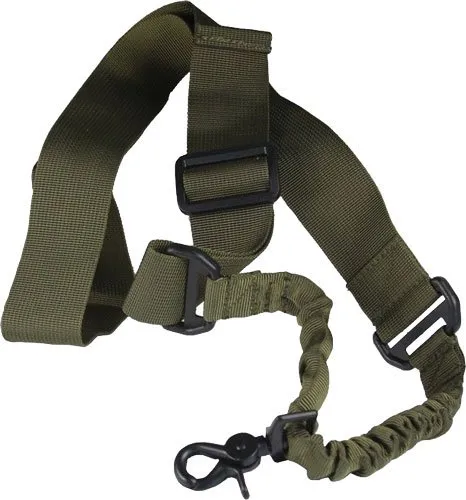 J&E Machine Tech TS-SL2G 1-Point Bungee Sling Green