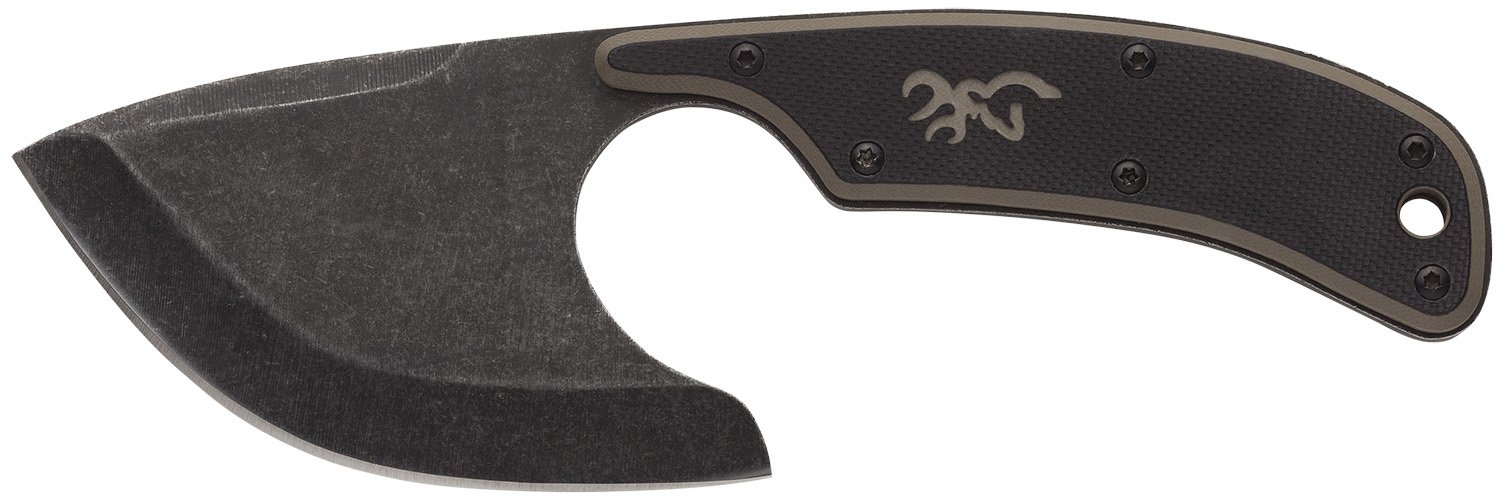Browning Cutoff Skinner Knife 2.5" Blade Black G-10 Composite Handle - Browning - SKINNER