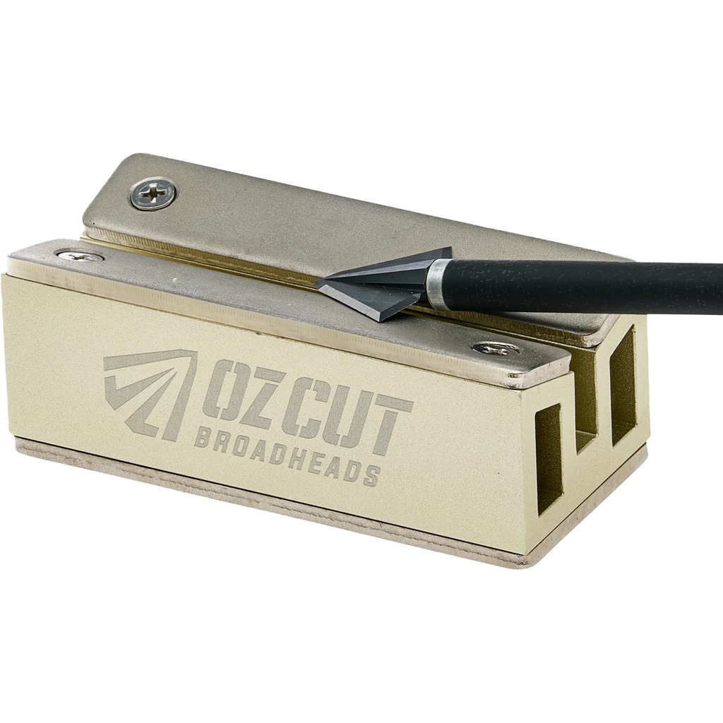 Ozcut OZ-2EZ-SHARP Easy Sharpener, 1000 Grit, 30 deg Guide, Flat Stone