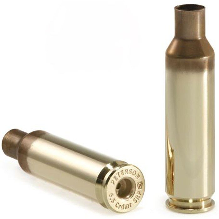 Peterson Unprimed Cases 6.5Cm SRP 50Pack 10Bx/Cs - Peterson Cartridge Company - 6.5 Creedmoor