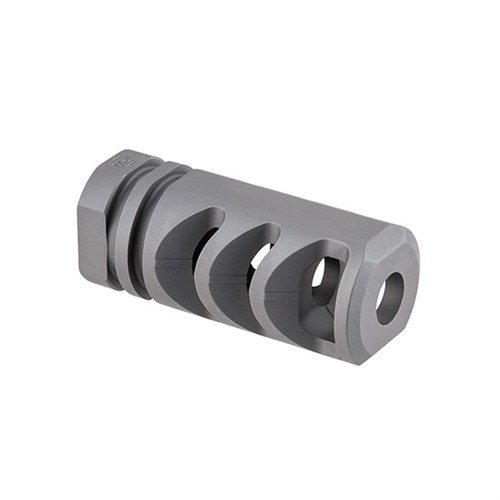 Buy Precision ARMAMENT M4-72 SEVERE-DUTY BRAKE 30 CALIBER 5/8-24 SS SILVER online
