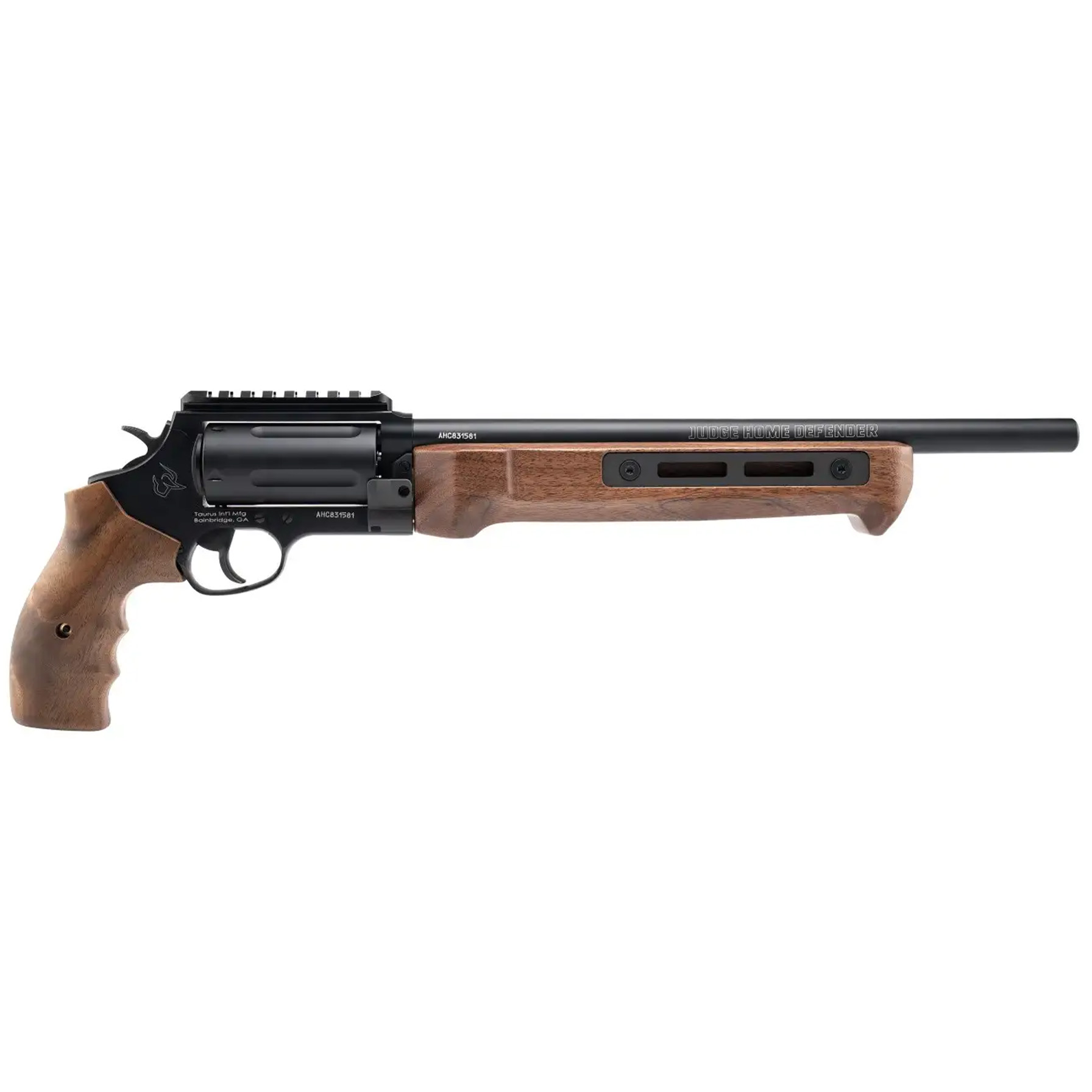 Taurus Judge Home Defender Revolver 45 Colt/410 ga. 13 in Black/Wood Grips/Forend 5 rd - Taurus International Manufacturing, Inc.