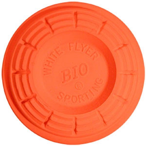 White Flyer BSPAO Biodegradable Sporting Clays 108mm 135/Case Orange - WHITE FLYER