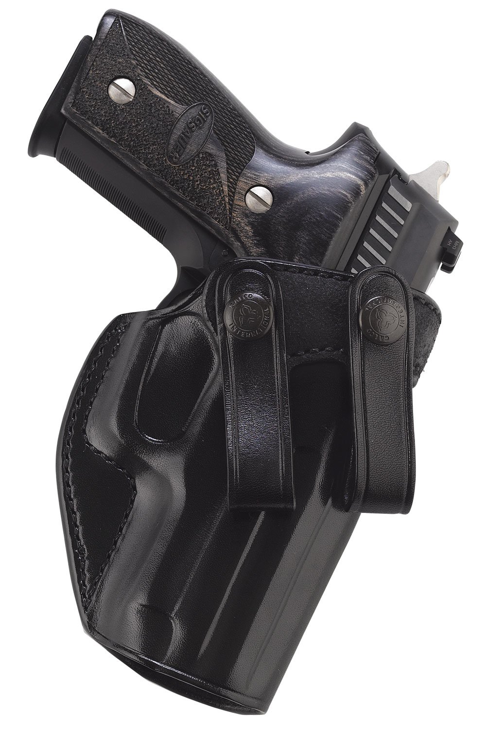 Galco SUM822B Summer Comfort IWB Holster Black Leather for Sig P320 Compact