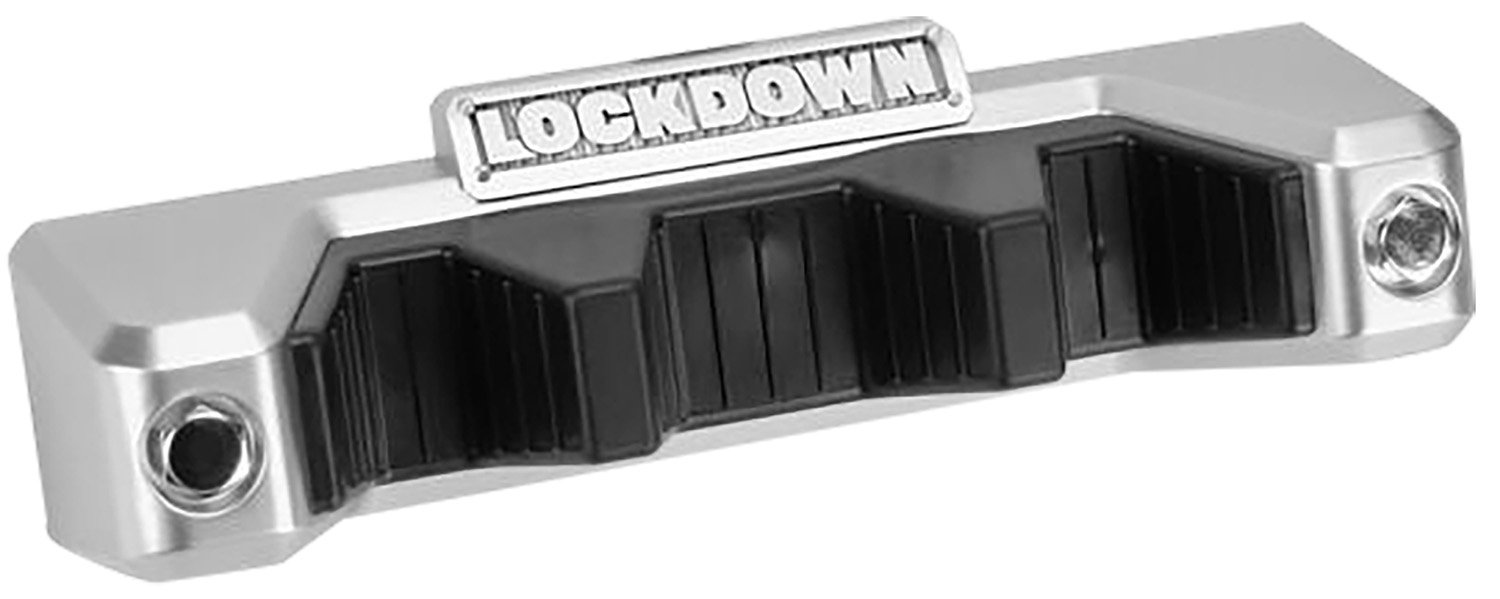 Battenfeld Lockdown 222177 Magnetic Barrel Rack, Gray/Black, Holds 3 Guns, Overmolded Rubber Contact Points