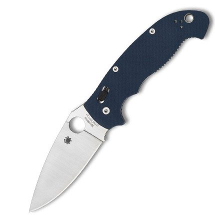 Spyderco C95GPCBL2 Manix 2 XL Cobalt Blue G-10 CPM SPY27 Knife - Spyderco