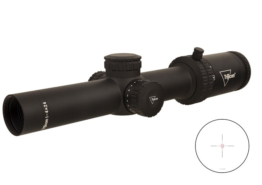 Trijicon Credo CR424-C-2900013 1-4x24mm Scope 30mm Tube Matte Black - Trijicon - .223
