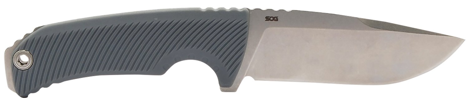 S.O.G SOG17060243 Tellus FX 4.20" Clip Point 440C Blade Wolf Gray Handle