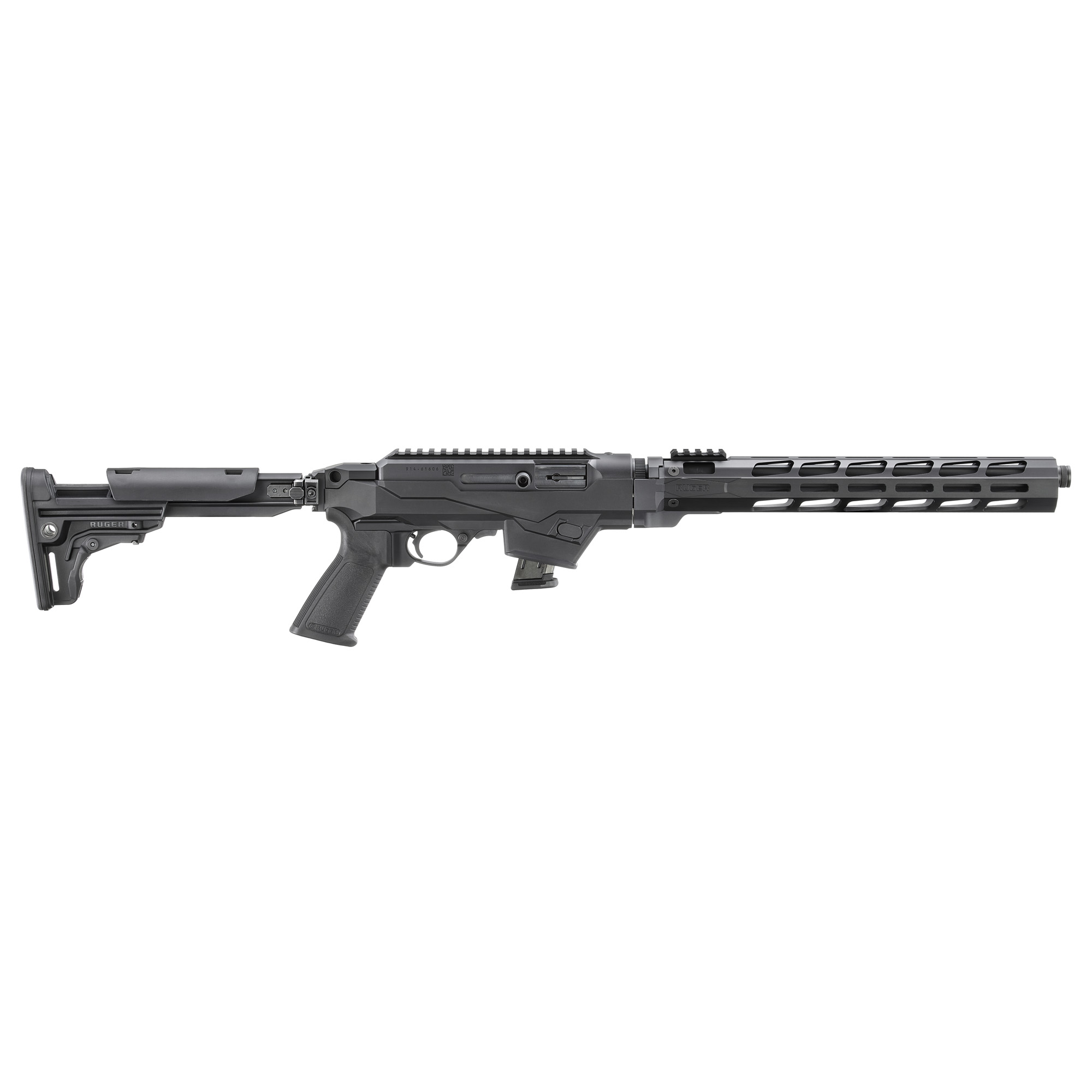 Ruger 19141 PC Carbine 9mm 16.12" TB Black Syn Folding Stock 10rd