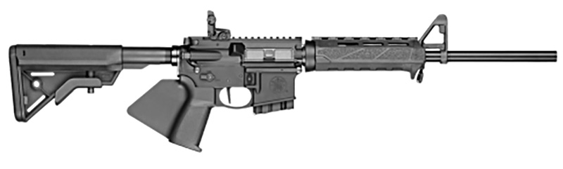 Smith & Wesson Volunteer XV 5.56x45mm NATO 16" 10+1 Matte Black Rec BCM M-LOK Handguard Black Fixed B5 Bravo Stock Black California Paddle Grip Right Hand