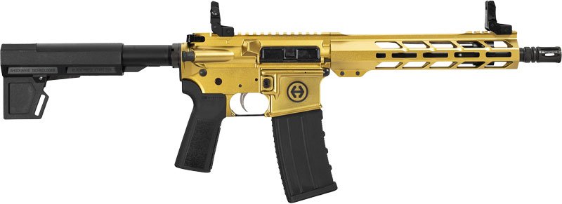 Hi-Point HP15P-300BLK GOLD HP-15 Pistol 300 AAC Blackout 10.5" Gold Semi-Auto - Hi-Point Firearms - .300 AAC Blackout (7.62x35mm)