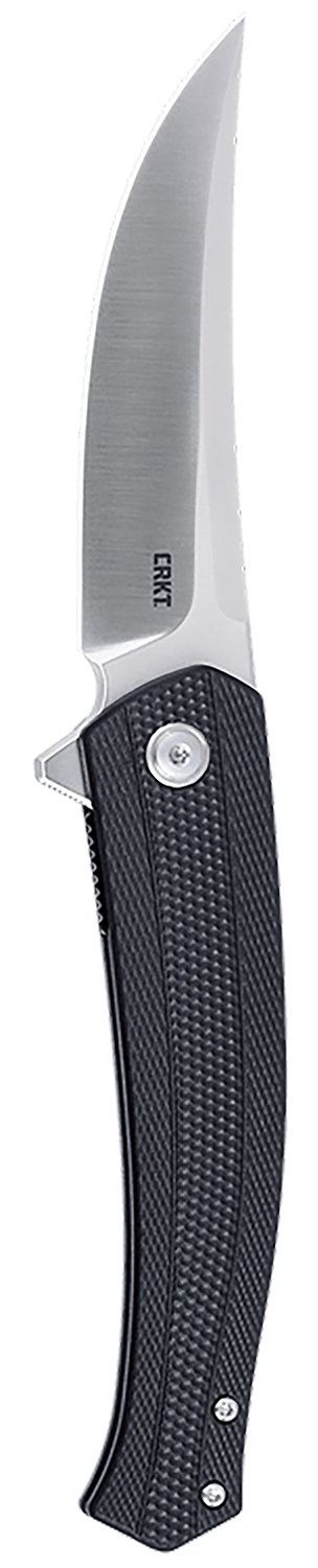 CRKT 7060 Persian 3.4" D2 Satin Blade Black GRN Handle - Columbia River Knife & Tool - TRAILING POINT