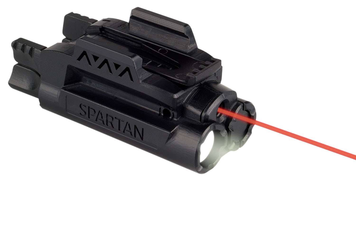 LaserMax SPSCR Red Spartan Light/Laser 120 Lumens Black 650nm 5mW - LaserMax - 0.63" AT 20 YARDS