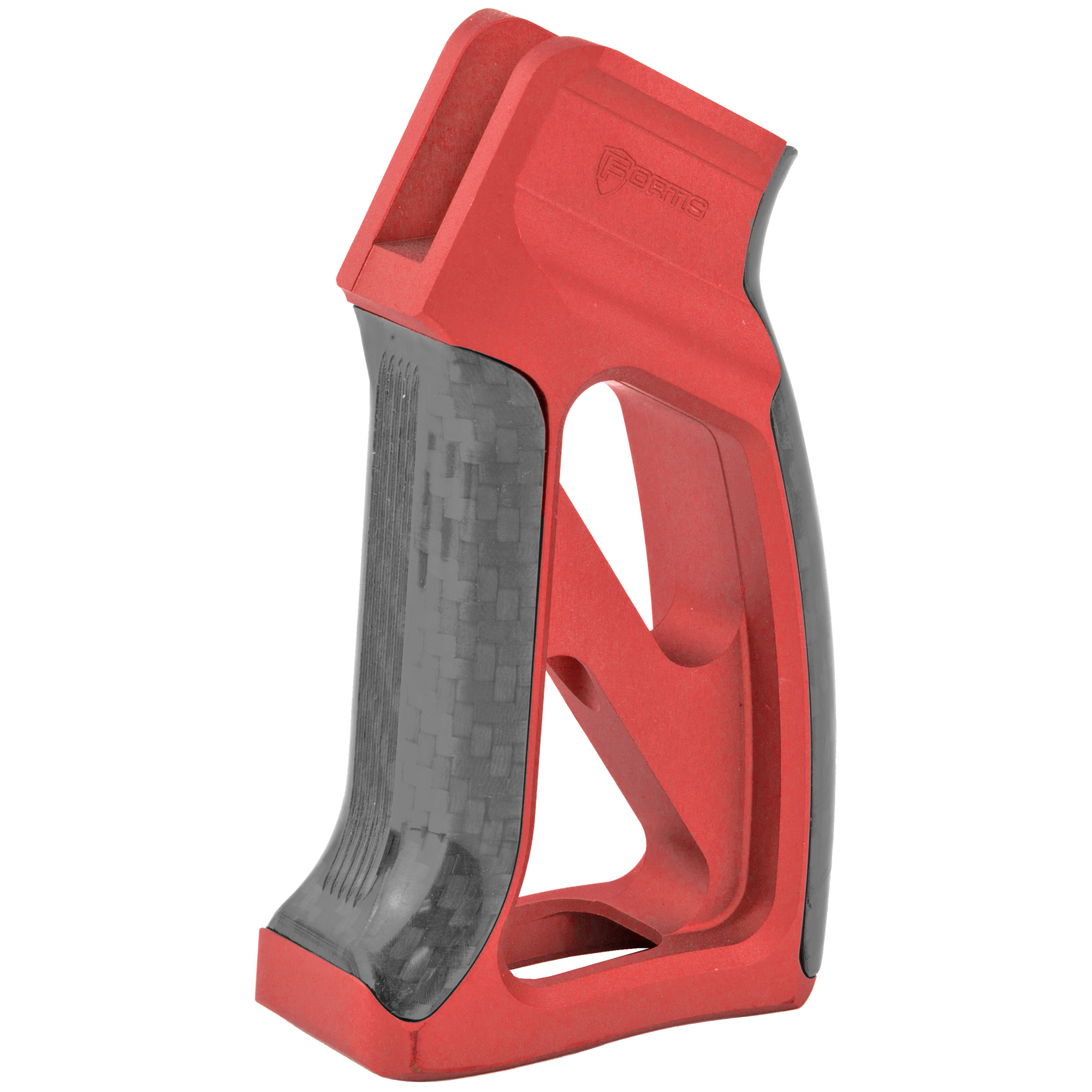 Fortis TOR-PG-CF-RED AR-15 Pistol Grip, Carbon Fiber, Anodized Red