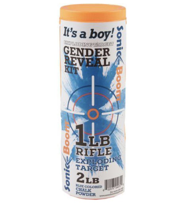 Sonic Boom SBTGRBOY Gender Reveal Boy Exploding Target - SONIC