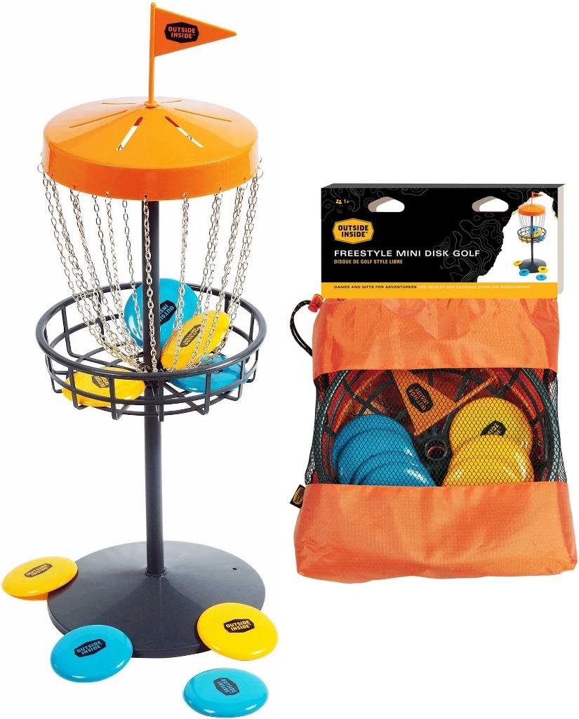 GSI 99928 Mini Disc Golf Set Collapsible Target 8 Discs Carry Bag