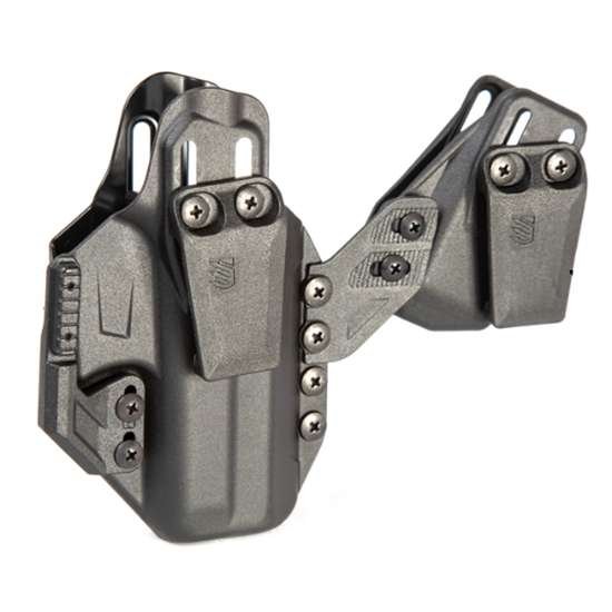 Blackhawk 416181BK Stache IWB Holster Kit for S&W M&P Shield EZ9, Black - Blackhawk