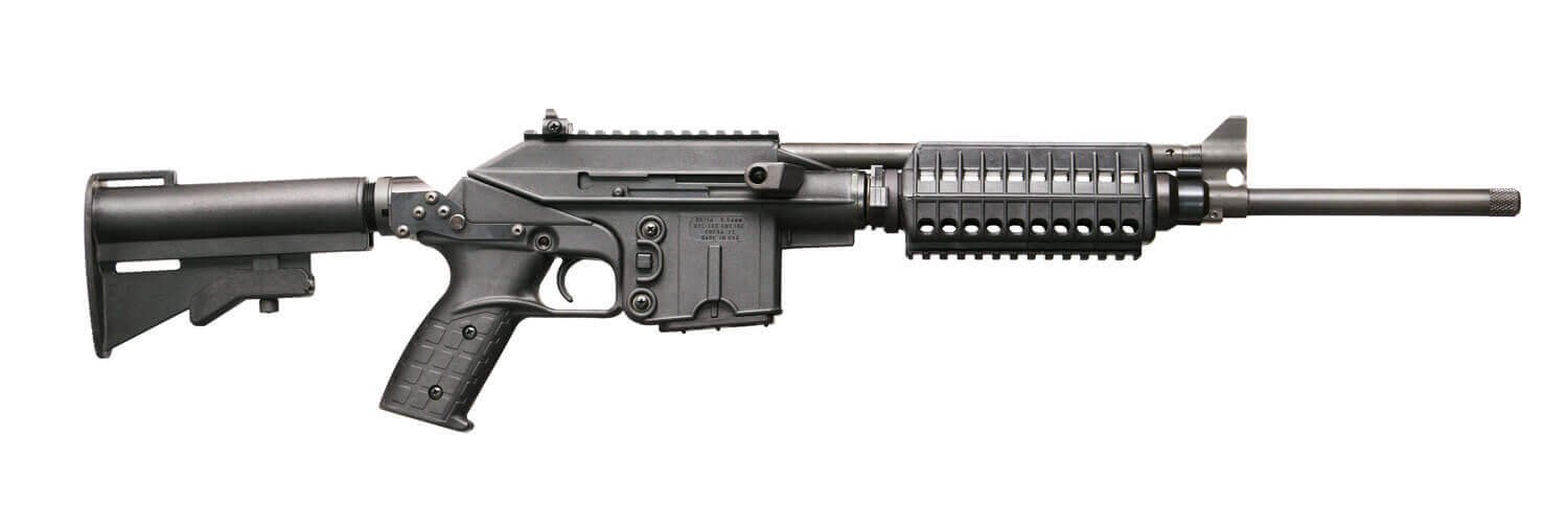 Kel-Tec SU16E Rifle SU16EBLK 5.56 NATO 16" Barrel Black 10rd Capacity - Kel-Tec - 5.56 NATO