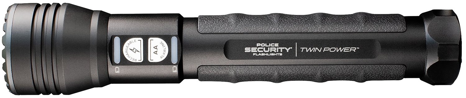 Lb Marketing 97742 Twin Power Long Throw Flashlight 1000 Lumens Black