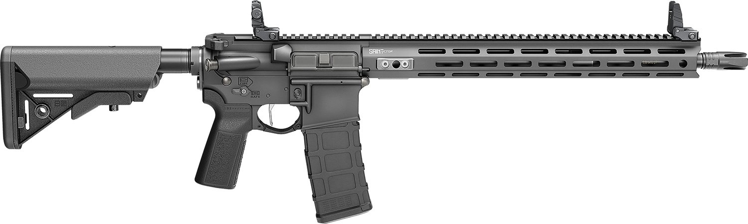 Springfield Saint Victor 5.56 AR-15 B5 Rifle 5.56mm 30rd Magazine 16 Barrel Black - Springfield Armory - 223 Rem | 5.56 NATO