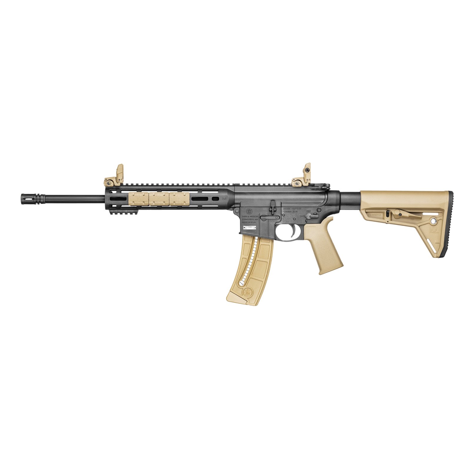 Smith & Wesson M&P15-22 Sport 22 LR 16.5 in Barrel Flat Dark Earth 25+1 - Smith & Wesson - 22 LR