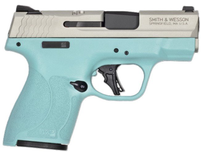 Smith & Wesson 14297 M&P9 Shield Plus 9mm 3.1" SS Robin Egg Blue 10rd - Smith & Wesson - 9mm Luger