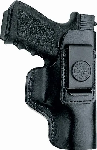 DeSantis 031BA7FZ0 Insider IWB Black Leather Holster Ruger LCP II Right Hand - View 2