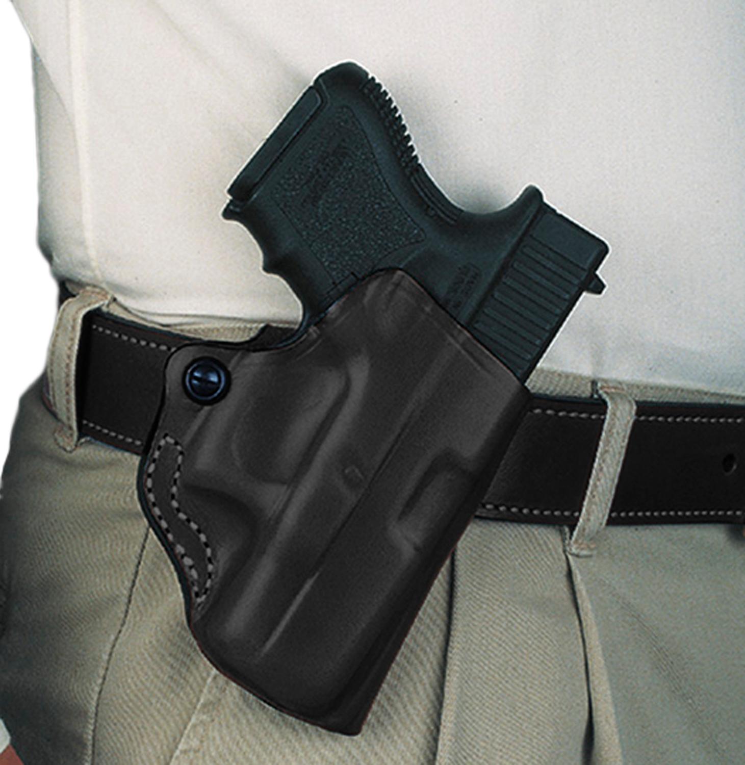 DeSantis 019BA8JZ0 Mini Scabbard Black Leather Holster for Sig P365 - View 2