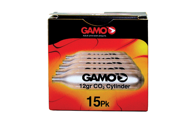 Gamo CO2 15CT 12g Cartridges for CO2 Pistols and Rifles 15 Pack - View 2