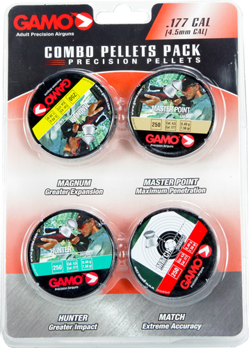Gamo 632092954 Combo Assort .177 Cal Match Hunter Mag & MP Pellets - View 2