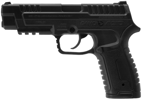 Gamo 611137836PK3 P-430 .177 Cal CO2 Air Pistol, 495 FPS, 16 Rounds, Black - View 2