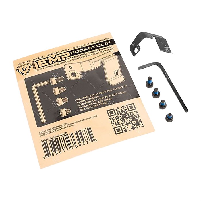 Strike Industries EMPCLIPL Magazine Pocket Clip Stainless Steel - View 2