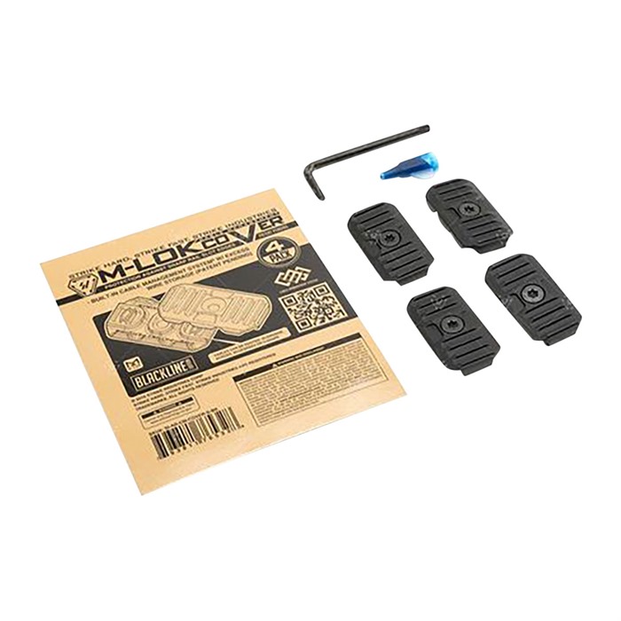 Strike Industries AR M-LOK Short Cable Management Rail Covers Black 2pc - View 2