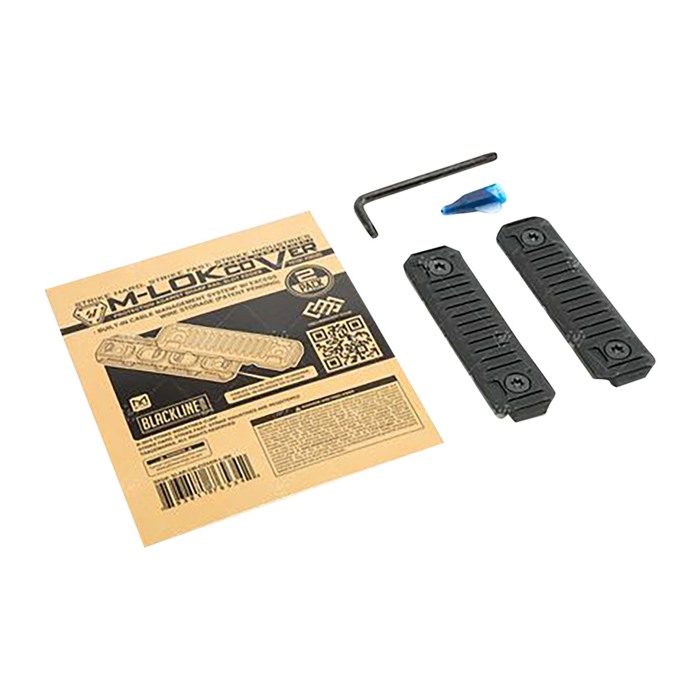 Strike Industries AR Cable Management Rail Covers Long Black Set - View 2