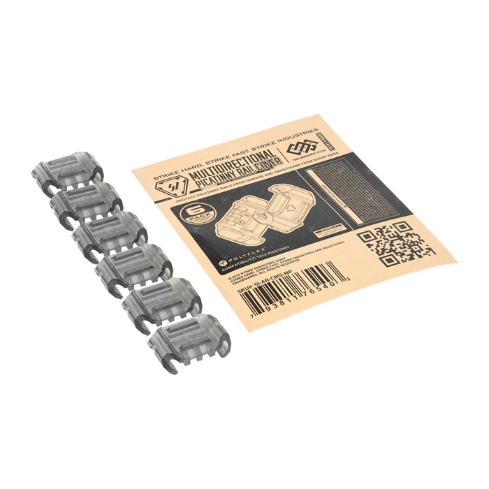 Strike Industries ARCMSMP Picatinny Rail Cover with Cable Management Clear Smoke - View 2